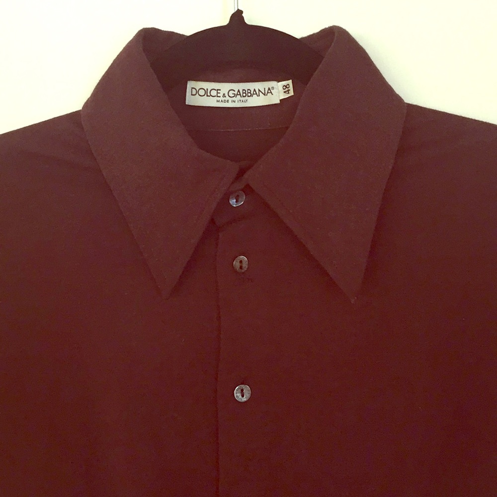 HP🎉 Dolce & Gabbana soft button down short sleeve